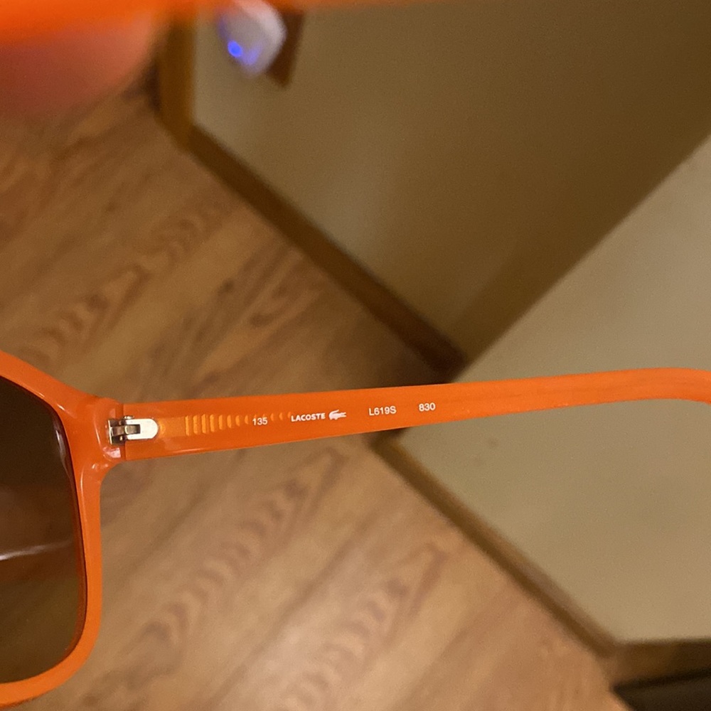 Lacoste women orange sunglasses - Picture 4 of 4